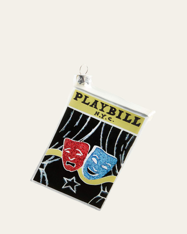 Broadway Playbill Christmas Ornament